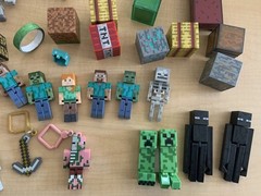 Minecraft Toys and Accessories Lot of Figures Animals And Accessories
