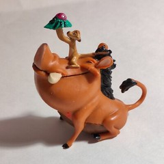 Vintage Disney The Lion King Timon & Pumbaa PVC Figure