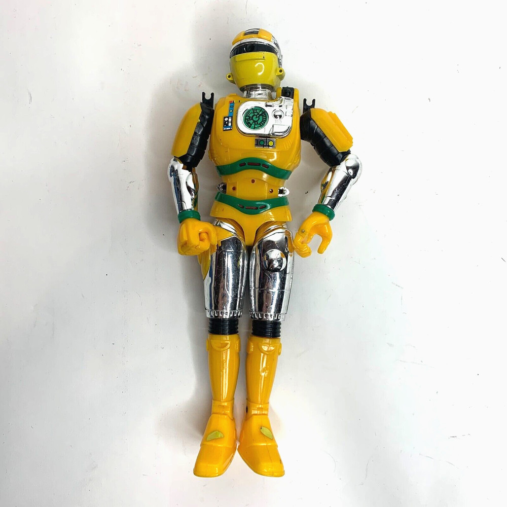 Tokkyuu Shirei Solbrain Metal Heroes Yellow Action Figure Vintage 90s Toy
