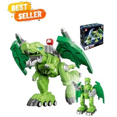 Magnetic Dinosaur Transforming Robot Toys for Boys, 4-in-1 Action Figure for …