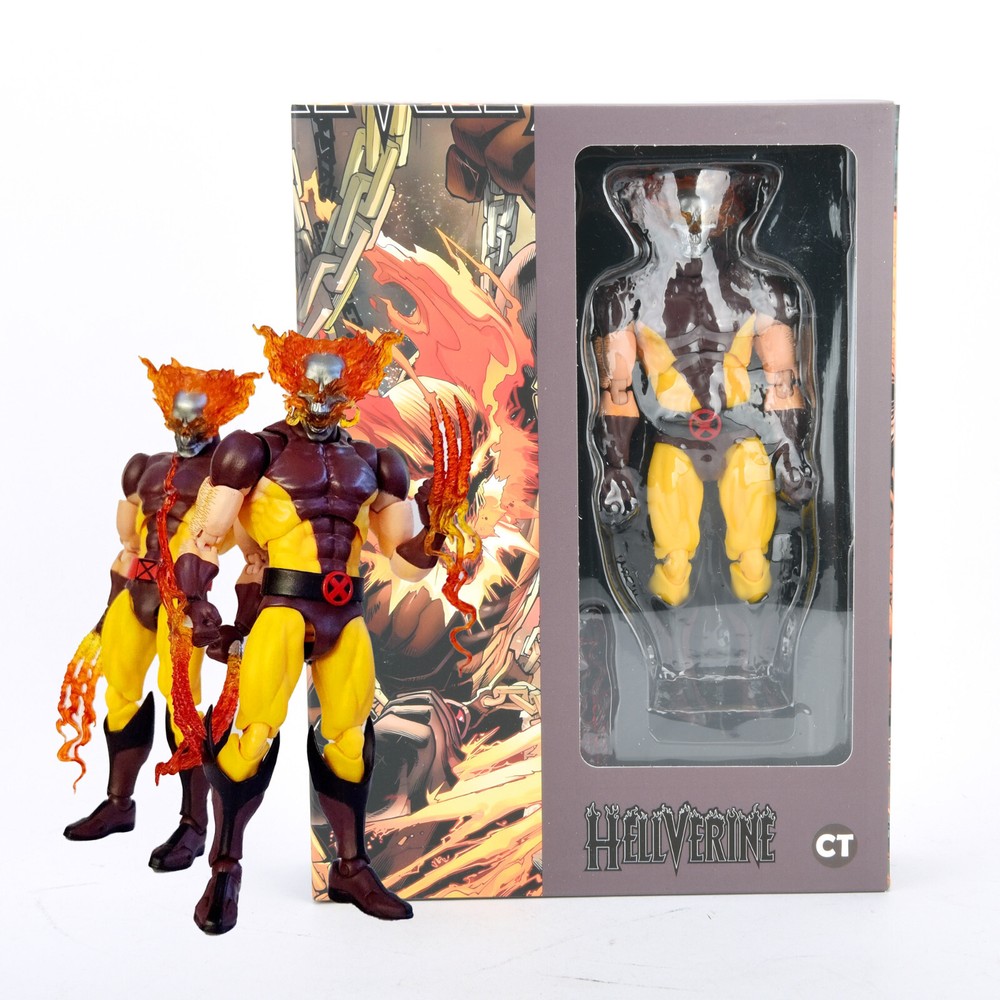 Wolverine Hellverine X-Men Comic Version w/Accessory 6″ Action Figure CT Toys