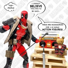 Mezco One:12 Gambit – Collared Chest Armor X-Men Marvel 1:12 Scale Fodder