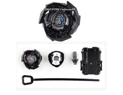 Limited Edition Beyblade X BX-01 Dran Sword Black Burst Top Launcher Grip Set