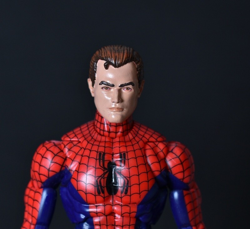 Marvel Legends Peter Parker Spider-Man painted custom head
