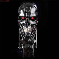 The Terminator T2 Arnold T800 1:1 Life-size Bust Endoskeleton Resin Statue Model