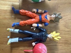 Dragon Ball Z GT Super Action Figure Lot 24 Goku Trunks Gogeta Cell Vegito