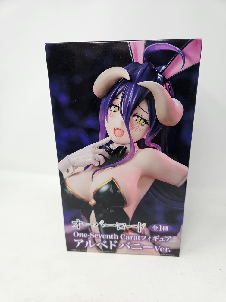 Overlord Albedo Bunny Ver One-Seventh Carat Prize Figure Anime PVC Statue Boxed