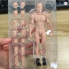 Wind Toys 1/12 Male Flexible Joint Body 16cm White Articulated 6″ Action Figure