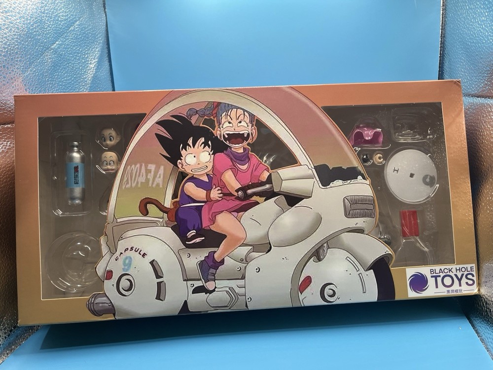 Black Hole Studio Bulma Motorcycle Son Goku SHF Figures Model Toys – SEALED