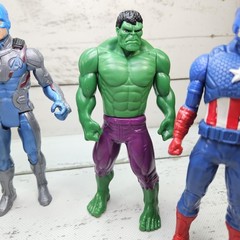 Marvel Avengers Lot Of 6 6″ Basic Action Figures Modern Adjustable Hasbro Hulk
