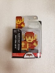 World Of Nintendo Zelda 8-Bit Red Rouge Link 8 Bits Figure NEW