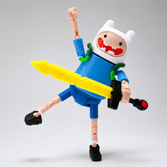 3D Printed Adventure Time Action Figure 14cm – 1/12 Scale FINN Hero Toy Gift