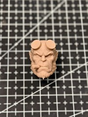 1/12 1/4 1/6 1/18 Unpainted Hellboy Comics Baron Head Carved Model Toys