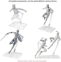 HG144 Adjustable Action Figure Display Holder Base Doll Model Support Stand