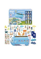 Bluey 3-IN-1 Transforming Plane Mega Playset Ultimate Family Trip 42 Pieces