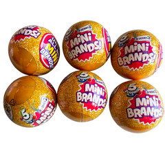 Mini Brands Zuru 5 Surprise Series 2 Blind Gold Ball – 6 Pack