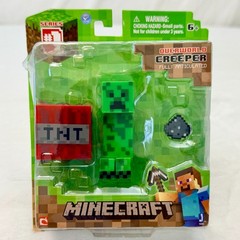Minecraft Series 1 Overworld Creeper Fully Articulated Figure Pack Mojang 2014