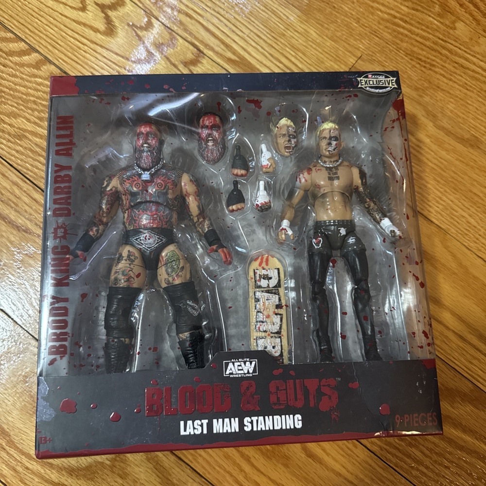 AEW Unrivaled Ringside Exclusive Blood & Guts 2-Pack — Brody King & Darby Allin