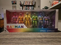 DC Collectibles Batman Rainbow Action Figure 6-Figure Set New in Sealed Box