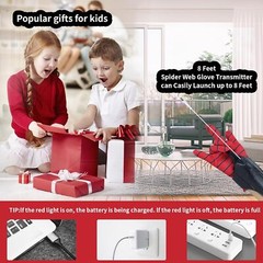 Spider Web Shooter 2.0 USB Real Web Slinger and Launcher Toy for Superhero Fans