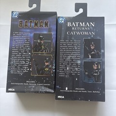 NECA Batman 2026 Clothed Action Figure Set of 2 Batman Returns & Catwoman NIB