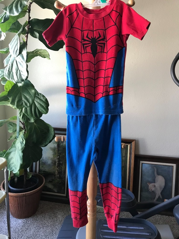 Super Hero Custume Spiderman 4T Red/Blue for Boys