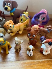Mixed Lot of Cute Plastic Rubber TV Movie & Not Puppy Dog Figures Animals –