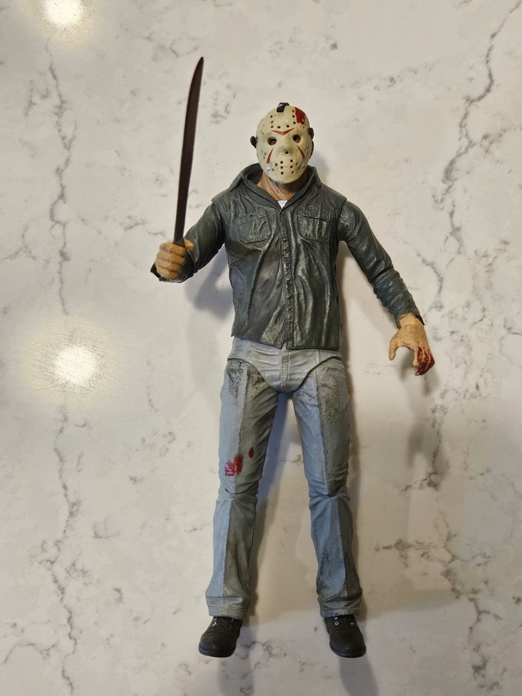 NECA Friday The 13th Part 3 Masked Jason Voorhees 7″ Figure Loose Authentic Rare