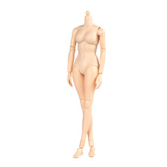 USA 1:6 Woman Super Flexible PVC Body Model Mid Bust Pale Fit 12″ Action Figure