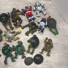 17 Teenage Mutant Ninja Turtles Vintage 1990s TMNT. Parts Only None Complete