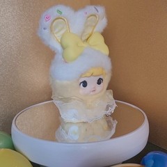 NOMMI BABY SWEETHEART BUNNY CHARM- Confirmed Pudding Cream! 💛🐇💛