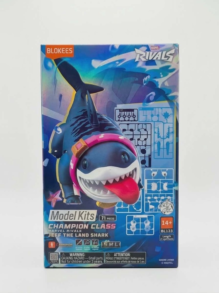 Blokees Marvel Rivals Champion Class CC12 Jeff the Land Shark IN STOCK US SELLER