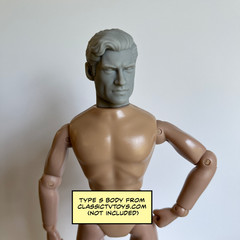 Original Custom Head of Your Choice for Mego Style Figures