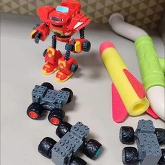 New Plastic/alloy Cartoon Monster Action Figure Blaze Machines Car and Robot Toy