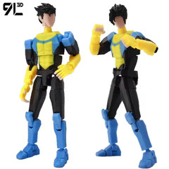 14cm Fully Articulated Action Figure 3D Printed Poseable Collectible Model Toy