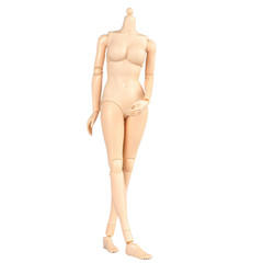 USA 1:6 Woman Super Flexible PVC Body Model Mid Bust Pale Fit 12″ Action Figure