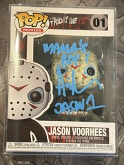 Ari Lehman Signed Inscribed Jason Vorhees Funko Pop Friday The 13th Beckett