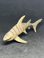 TIGER SHARK made in CHINA – 6.5″ long – Plastic Figurine A4