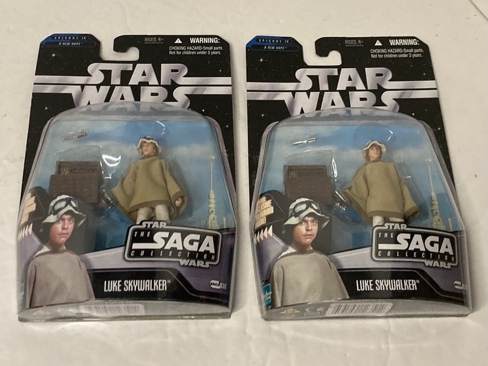 Star Wars The Saga Collection Luke Skywalker Figure Hasbro 2006 #036 Mos Eisley