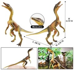 COMPSOGNATHUS Dinosaur Toy Action Figure Small Animal Figurine Doll Gift for Kid