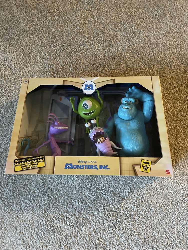 2019 Disney Pixar Monsters Inc Scare Pac Mike & Sully Articulated Action Figures