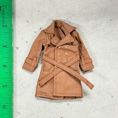 PB-LTC-ROS: 1/12 Brown mid length Watchman Rorschach style coat for 6″ figure