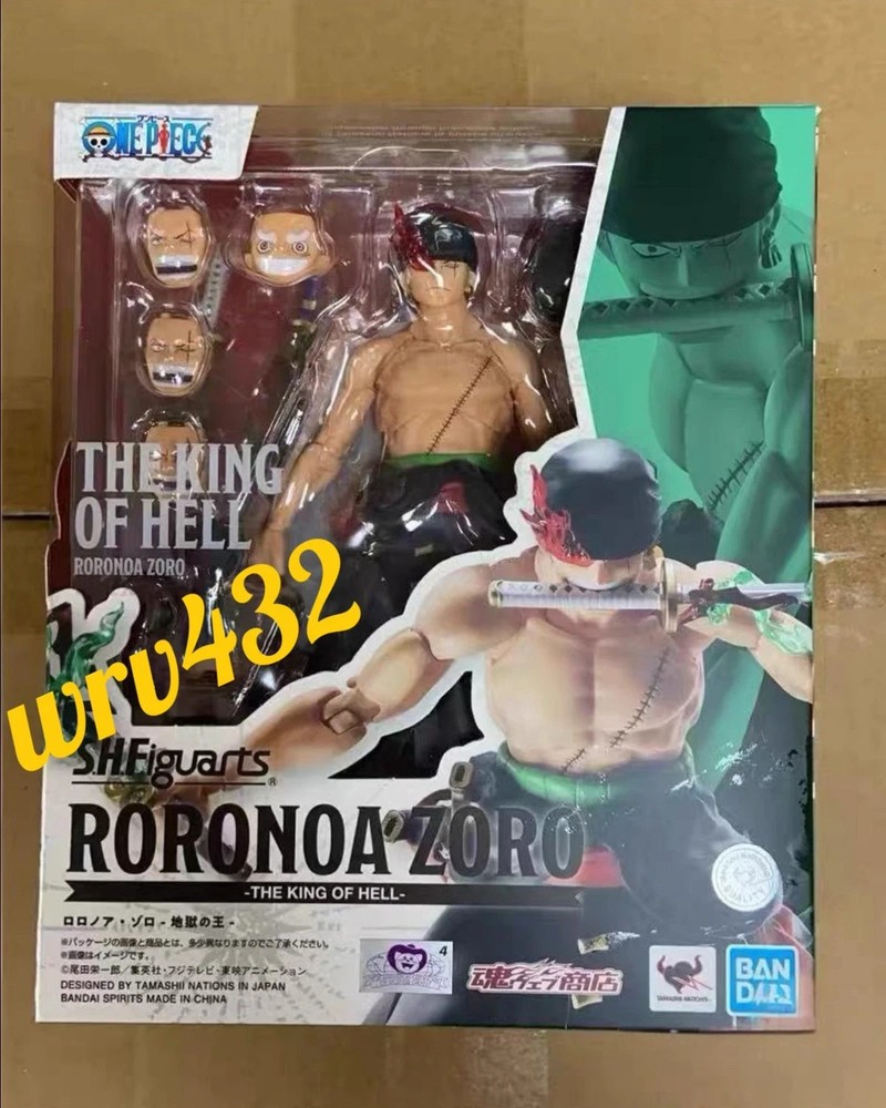 Bandai S.H.Figuarts One Piece: Roronoa Zoro The King of Hell Action Figure New