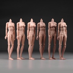 1/6 Suntan Skin Female Body Flexible Large Bust Action Figure Model Doll Body