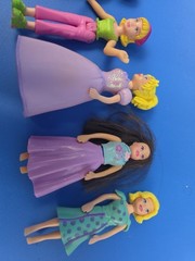 VTG Lot Of 15 Mattel Polly Pocket Disney Princess with Clothes And Accessories