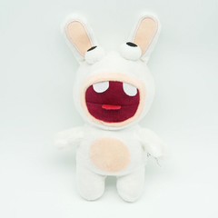 21cm/8in Crazy Rabbit Plush Toy Cute Stuffed Animal Doll Birthday Gift