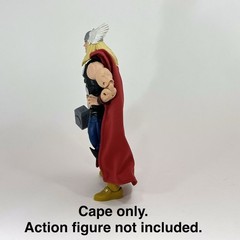Red Wired cape for Marvel Legends 80th Thor 6″ action figure 1/12 Scale Custom