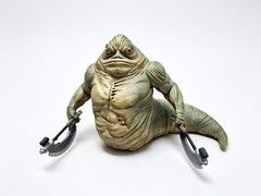 Rotta The Hutt Gladiator Custom Figurine Star Wars Inspired Hand Painted AU