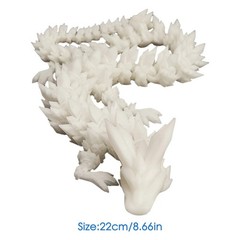 3D Printed Luminous Dragon Glow in Dark Articulated Desk Decor Kids Gift