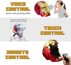 New Iron Man MK5 Helmet Electronic Voice Activated Open&Close Mask Autoking US